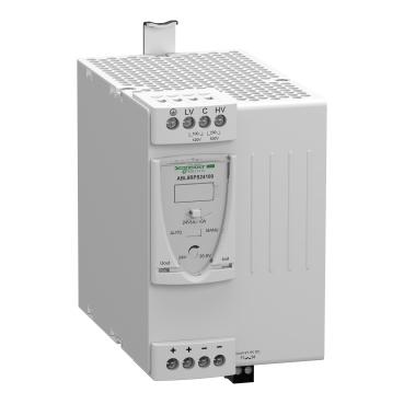 Power supplies for industrial use, rail mounting