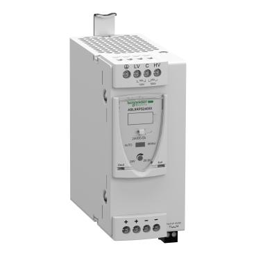 Power supplies for industrial use, rail mounting
